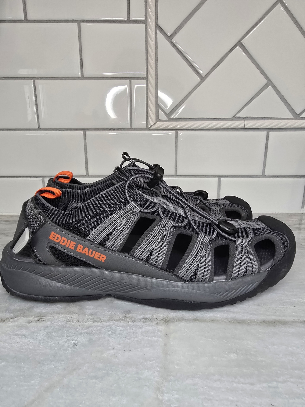 Eddie Bauer Cedar Closed Toe Sport Sandals Gray Men's 8M
